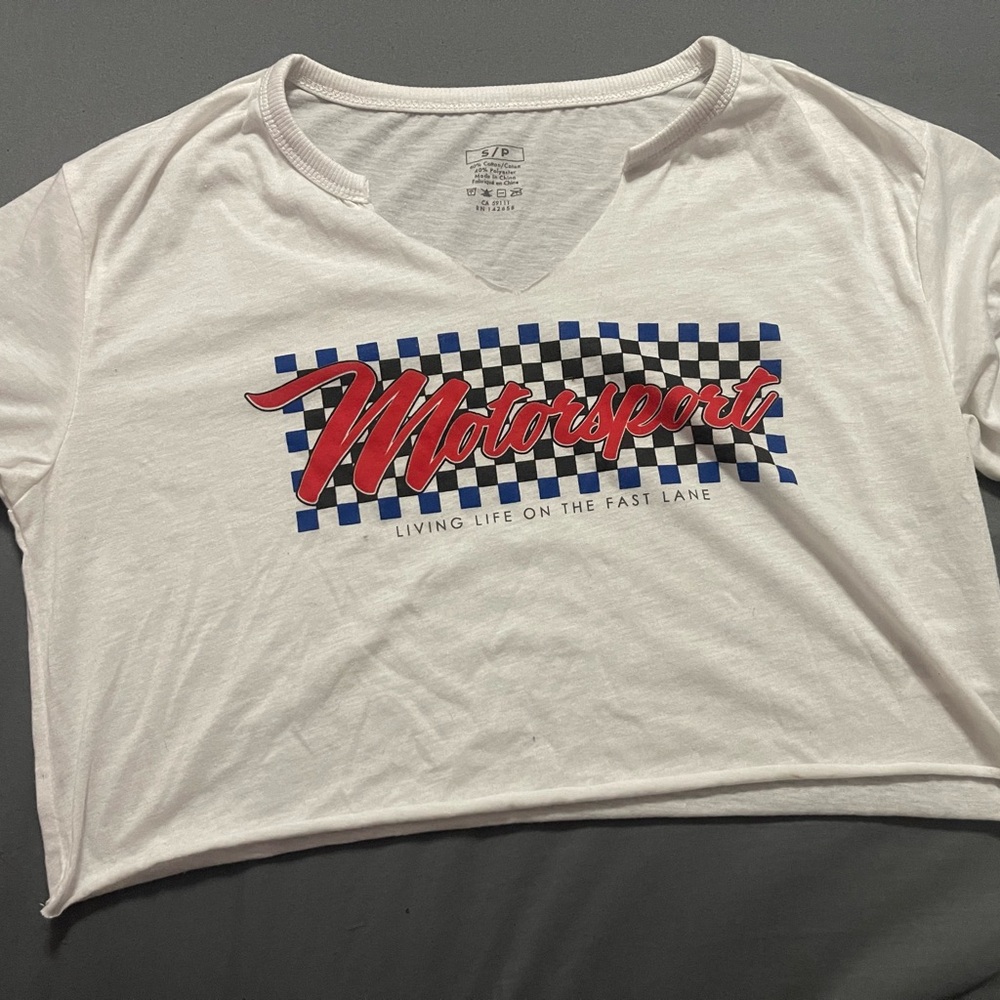 White Motorsports Graphic Tee